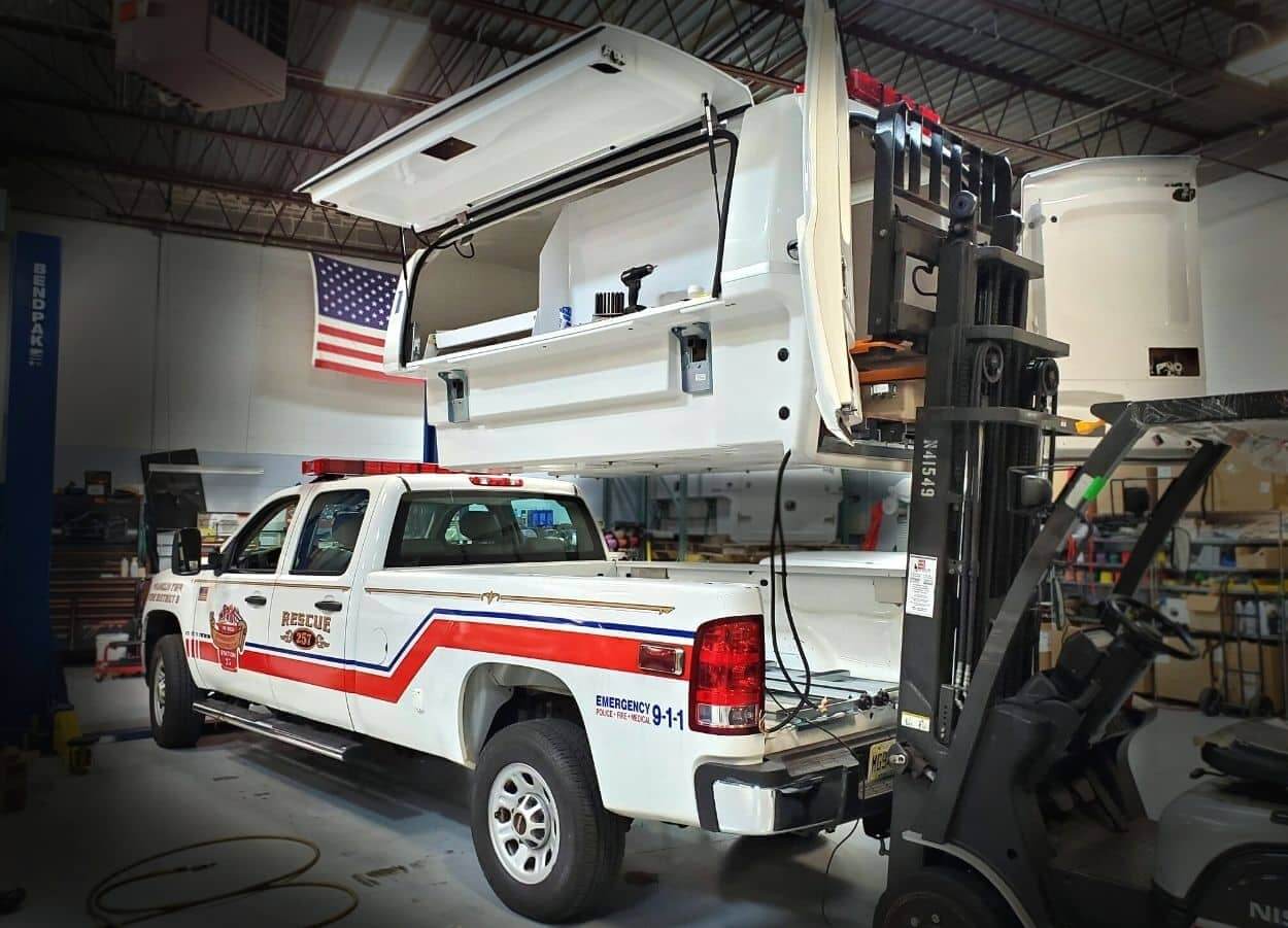 ESI Equipment Apparatus Division Rapid Response Unit Specialty Series -Community Volunteer Fire Company #1 Confined Space Utility Vehicle
